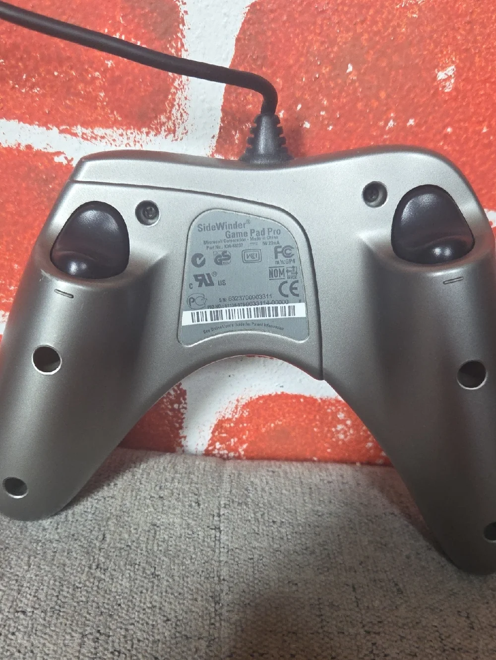Microsoft SIDEWINDER Game Pro Controller (Classic 1999 Gamepad)
